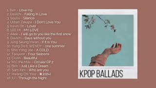 Kpop Ballads Playlist : For Studying, Sleeping and Relaxing