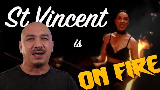St. Vincent is ON FIRE!!! - Broken Man (Reaction)