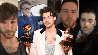 One Direction Members React to Harry Styles Grammy Win