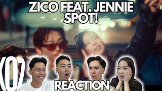 ZICO (지코) ‘SPOT! (feat. JENNIE)’ Official MV REACTION!!