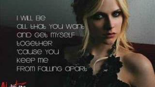 I Will Be - Avril Lavigne (lyrics)