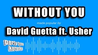 David Guetta ft. Usher - Without You (Karaoke Version)