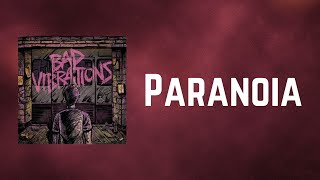A Day To Remember - Paranoia (Lyrics)