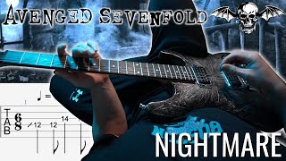 Avenged Sevenfold – Nightmare POV Guitar Cover | With SCREEN TABS