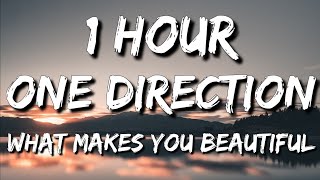 One Direction - What Makes You Beautiful (Lyrics) 🎵1 Hour