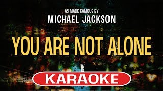 You Are Not Alone (Karaoke) - Michael Jackson