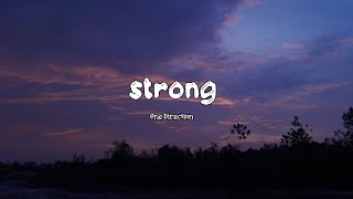Strong - One Direction(lyric)|speed up