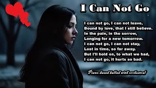 I Can Not Go - Lagu Cinta yang Menyentuh Emosional