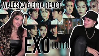 Waleska & Efra react to EXO 엑소 'Lotto' MV | REACTION 😎🤩