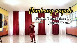Juara 1 Nembang pupuh maskumambang Itu Kusir Festival Tunas Bahasa Ibu tingkat kecamatan 2023.
