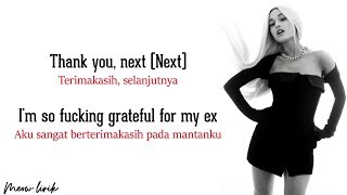 Ariana Grande - Thank u, next | Lyrics dan terjemahan Indonesia