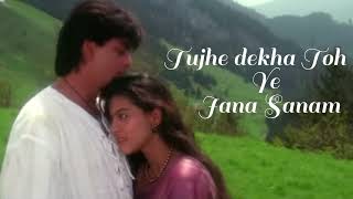 Tujhe_dekha_Toh_Ye_Jana_Sanam 💕 Hindi Love Song 💕 kumar+Sanu Alka+Yagnik 💕