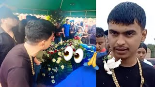 Yahir Saldivar arrives to funeral of fan who had passed away. RIP!