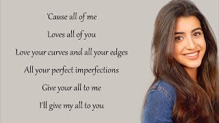 All of Me - John Legend (Luciana Zogbi Cover)(Lyrics)
