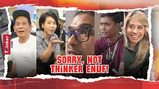 Life At Thinker: Sorry, not Thinker enuf!