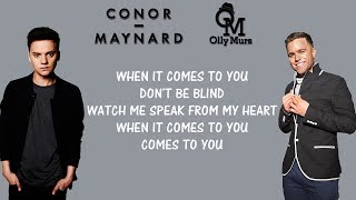 Conor Maynard, Olly murs - 2U (Lyrics) David Guetta Ft. Justin Bieber mashup cover