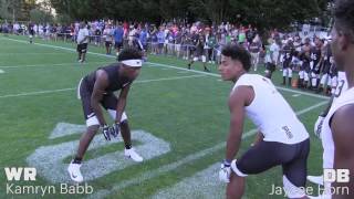 2017 The Opening Finals | WR vs DB 1 on 1's