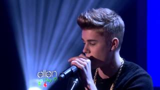 Justin Bieber - As Long As You Love Me (Live on Ellen Degeneres Show 2012)