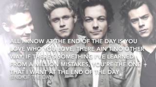 One Direction "End of The Day" Lyrics