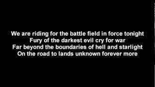 DragonForce - Fury Of The Storm | Lyrics on screen | HD
