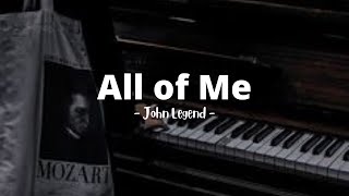 All of Me - John Legend Cover (Luciana Zogbi)