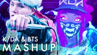 K/DA x BTS – Pop/Stars & Mic Drop (ft. (G)I-DLE, Madison Beer, Jaira Burns & Steve Aoki) MASHUP