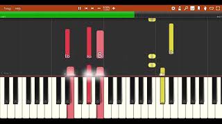 Everglow  - Coldplay - piano tutorial