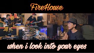 When i look into your eyes ( Firehouse) Cover Ft. Dimas Senopati