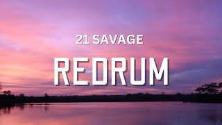 21 savage - redrum lyrics