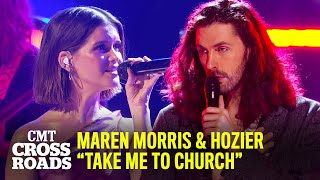 Maren Morris & Hozier Perform “Take Me To Church” ⛪  CMT Crossroads