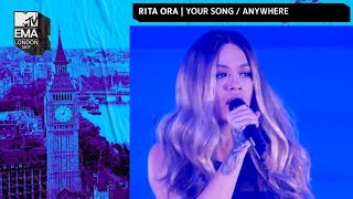 Rita Ora Performs 'Your Song' & 'Anywhere' Medley | MTV EMAs 2017 | Live Performance | MTV Music