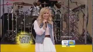 Demi Lovato - Made In The USA- LIVE on GMA 2013