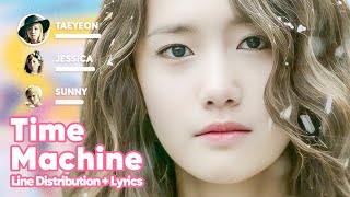 Girls' Generation - Time Machine (Line Distribution + Lyrics Karaoke) PATREON REQUESTED