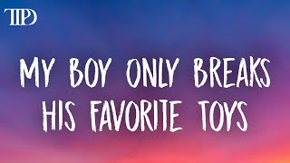 Taylor Swift - My Boy Only Breaks His Favorite Toys (Lyrics)