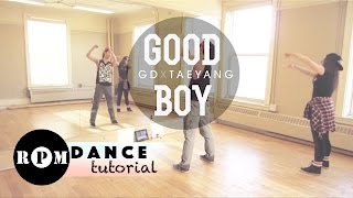GD X TAEYANG "Good Boy" Dance Tutorial (Intro & First Chorus)