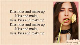 Dua Lipa & BLACKPINK - Kiss and Make Up (Easy Lyrics)