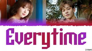 Chen (EXO) & Punch – Everytime[Descendants of the Sun OST Part 2][Color coded lyrics Han/ Rom/Eng]