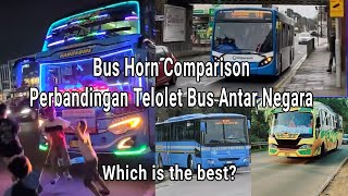 Bus Horn Comparison Arround The World - Klakson Telolet Bus Antar Negara #teloletbasuri #horn