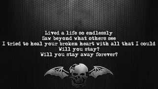 Avenged Sevenfold - So Far Away [Lyrics on screen] [Full HD]