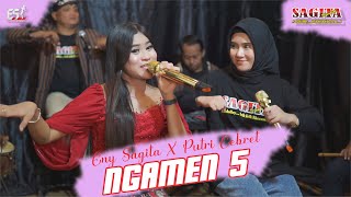 Eny Sagita Ft. Putri Cebret - Ngamen 5 - Versi Latihan Sagita | Dangdut (Official Music Video)