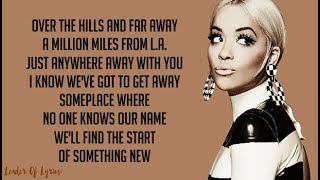 Rita Ora - ANYWHERE (Lyrics)