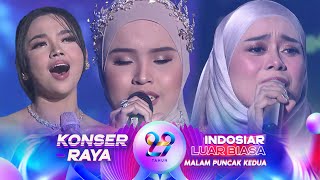 Luar Biasa!! Lesti Kejora - Putri Ariani - Lyodra "Insan Biasa" Getarkan Jiwa | Konser Raya Indosiar