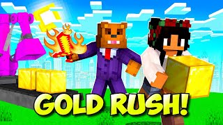 Challenging MY CHAT To The ULTIMATE Minecraft Gold Rush!