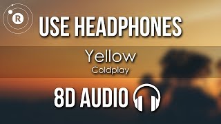 Coldplay - Yellow (8D AUDIO)