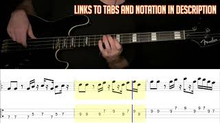 Khruangbin - August 10 (Bass Line w/tabs and standard notation)