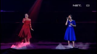 Isyana & Raisa - Mimpi & Anganku Anganmu - LIVE from NET 4.0 presents Indonesian Choice Awards 2017