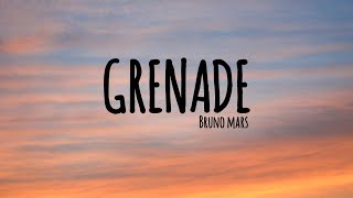Grenade - Bruno Mars[lyrics]