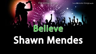 Shawn Mendes Believe from Disney Descendants Instrumental Karaoke Version with vocals and lyrics