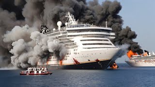 Today the largest cruise ship carrying 2,000 elite Russian troops was blown up by Ukraine