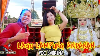 lagu Lampung andanan hati VOC sabrina agung music